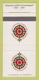 Matchbook Cover - Roanoke Voyages NC 1987 30 Strike