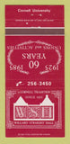 Matchbook Cover - Willard Straight Hall Cornell 1985 Ithaca NY 30 Strike