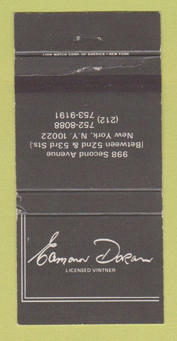 Matchbook Cover - Eamonn Doran New York City WEAR 30 Strike