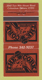 Matchbook Cover - Cork Liquors Columbus IN 30 Strike