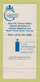 Matchbook Cover - Gourmet Restaurant Terrace Hilton Cincinnati OH 30 Strike