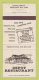 Matchbook Cover - Depot Restaurant Waukesha WI 30 Strike