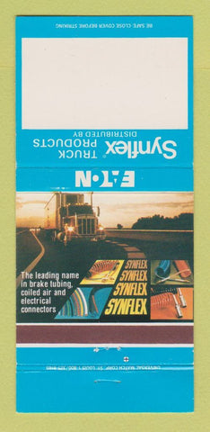 Matchbook Cover - Eaton Synflex Truck Products Trucking 30 Strike