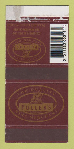 Matchbox - Fuller's Wine Merchant London UK England WEAR