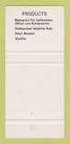 Matchbook Cover - Ontario Paper Company Thorold ON 30 Strike