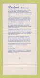 Matchbook Cover - Wexford Restaurant ON Donlands Jewelry 30 Strike