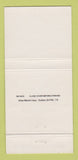 Matchbook Cover - Diamonds Dallas TX 30 Strike