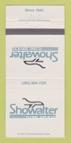 Matchbook Cover - Showalter Flying Services Orlando FL 30 Strike