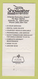 Matchbook Cover - Showalter Flying Services Orlando FL 30 Strike