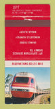 Matchbook Cover - XPT Railroad Sydney Australia Dubbo Wagga Albury 30 Strike