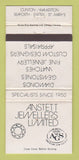Matchbook Cover - Anstett Jewelry Seaforth Exeter Walkterton ON EAR 30 Strike