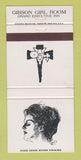 Matchbook Cover - Gibson Girl Room Grand Executive Inn Sheboygan WI 30 Strike
