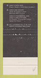 Matchbook Cover - Gino's Pizza Bar Birmingham UK 30 Strike