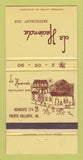 Matchbook Cover - La Hacienda Restaurant Puerto Vallarta Mexico WEAR 30 Strike
