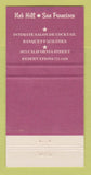 Matchbook Cover - L'Etoile French Restaurant San Francisco CA 30 Strike