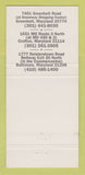 Matchbook Cover - Jasper's Restaurant Breenbelt MD Crofton Baltimore 30 Strike