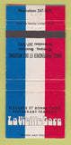 Matchbook Cover - La Vieille Gare French Restaurant Winnipeg MB 30 Strike