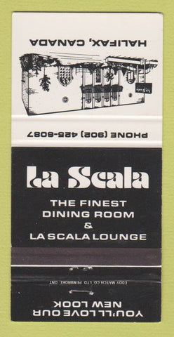 Matchbook Cover - La Scala Restaurant Halifax NS 30 Strike