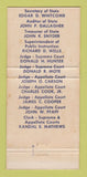 Matchbook Cover - Snyder Republican Treasurer Election 1966 IN Indiana 30 Strike