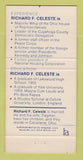 Matchbook Cover - Richard Celeste for Lieutenant Governor 1974 Ohio OH 30 Strike