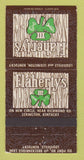 Matchbook Cover - Flaherty's Restaurant Louisville KY 30 Strike