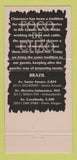 Matchbook Cover - Fogo De Chao Houston Dallas TX Atlanta Brazilian 30 Strike