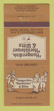 Matchbook Cover - Humperdink Hornblower & Witts Dallas TX 30 Strike