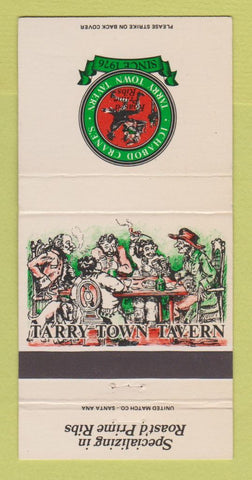 Matchbook Cover - Ichabod Crane's Tarry Town Tavern  30 Strike