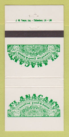 Matchbook Cover - Flanagan's Restaurant 30 Strike
