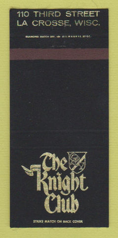Matchbook Cover - The Knight Club La Crosse WI 30 Strike