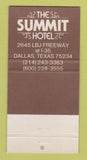 Matchbook Cover - Gabriel's Restaurant Club Summit Hotel Dallas TX 30 Strike