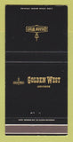 Matchbook Cover - Golden West Auditorium Norwalk CA restaurant 30 Strike