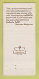 Matchbook Cover - The Garden Restaurant Philadelphia PA WEAR 30 Strike