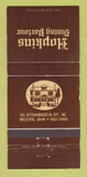 Matchbook Cover - Hopkins Dining Room Moose Jaw SK WEAR 30 Strike