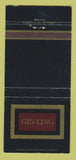 Matchbook Cover - Gin Ling Restaurant Santa Ana CA 30 Strike