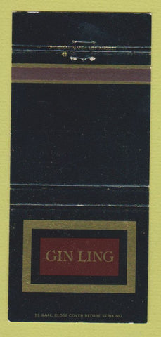 Matchbook Cover - Gin Ling Restaurant Santa Ana CA 30 Strike
