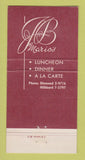 Matchbook Cover - J&B Mario's Paramus NJ 30 Strike