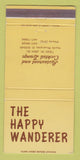 Matchbook Cover - The Happy Wanderer Restaurant North Riverside IL 30 Strike