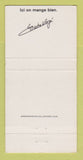 Matchbook Cover - L'Escargot Chicago IL resetaurant 30 Strike