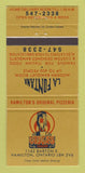 Matchbook Cover - La Fontana Restaurant Hamilton ON Visca's Tavern 30 Strike