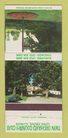 Matchbook Cover - Twin Orchard Country Club Long Grove IL 30 Strike