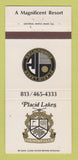 Matchbook Cover - Placid Lakes Country Club Lake Placid FL 30 Strike