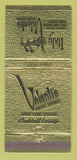 Matchbook Cover - Valenti's Steaks Italian Miami FL 30 Strike