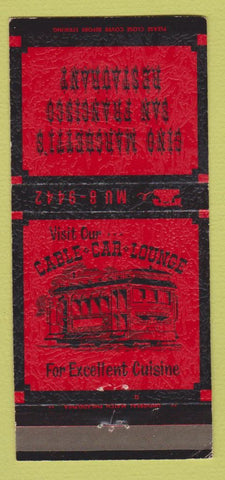 Matchbook Cover - Gino Marchetti's San Francisco Restaurant Wayne PA 30 Strike