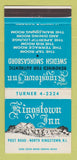 Matchbook Cover - Kingstown Inn North Kingston RI 30 Strike
