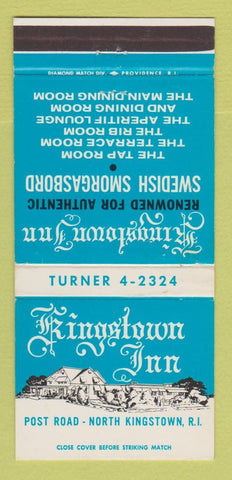 Matchbook Cover - Kingstown Inn North Kingston RI 30 Strike