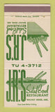 Matchbook Cover - JR's Salad Bowl Restaurant Walnut Ridge AR 30 Strike