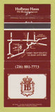 Matchbook Cover - Hofbrau Haus Restaurant Cleveland OH 30 Strike