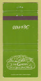 Matchbook Cover - The Garden Restaurant Philadelphia PA WEAR 30 Strike