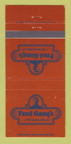 Matchbook Cover - Fred Gang's Restaurant 30 Strike